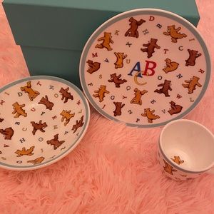 Tiffany & Co ABC Bear 3 piece Set